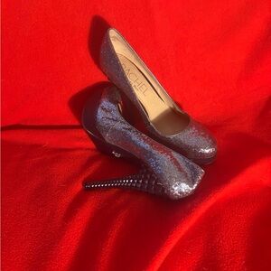 ✨ Rachel Roy Glitter High Heels – Size 8.5 ✨